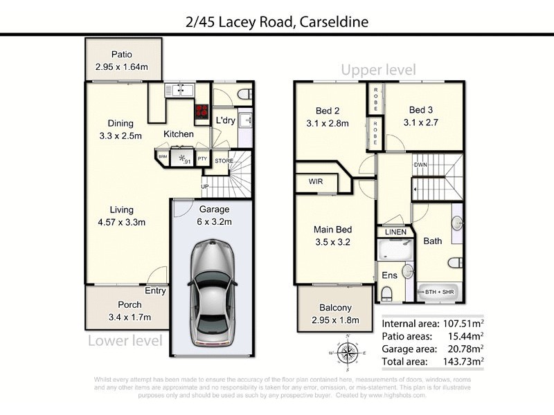 2/45 Lacey Road, Carseldine QLD 4034 Floorplan