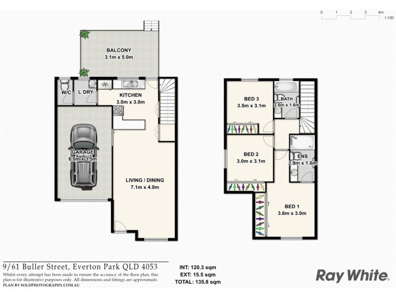 9/61 Buller Street, Everton Park QLD 4053 Floorplan