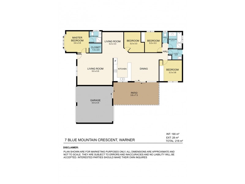 7 Blue Mountain Crescent, Warner QLD 4500 Floorplan