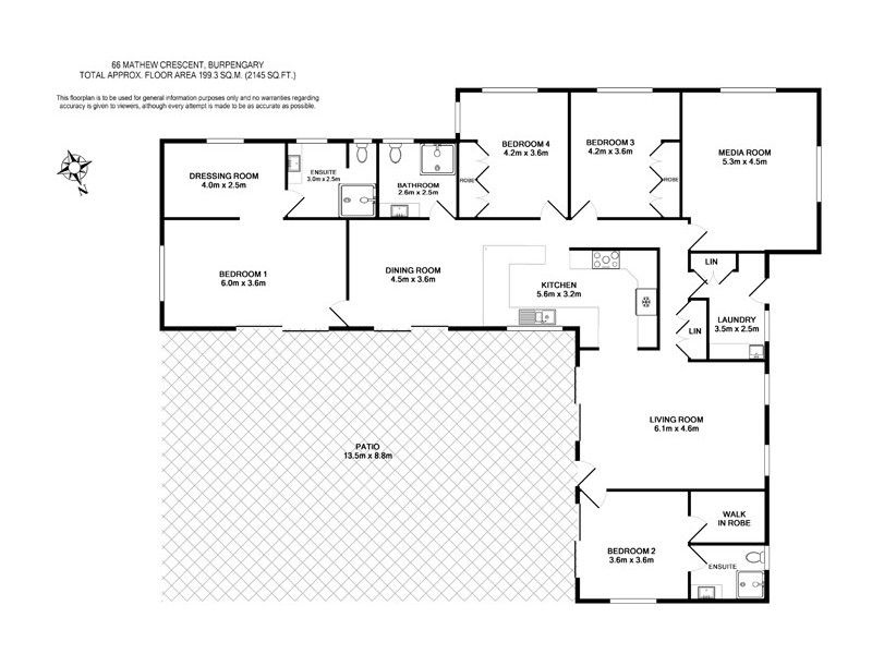 66 Mathew Crescent, Burpengary QLD 4505 Floorplan