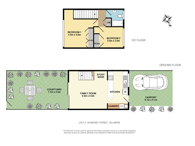 2/19 Seeney Street, Zillmere QLD 4034 Floorplan