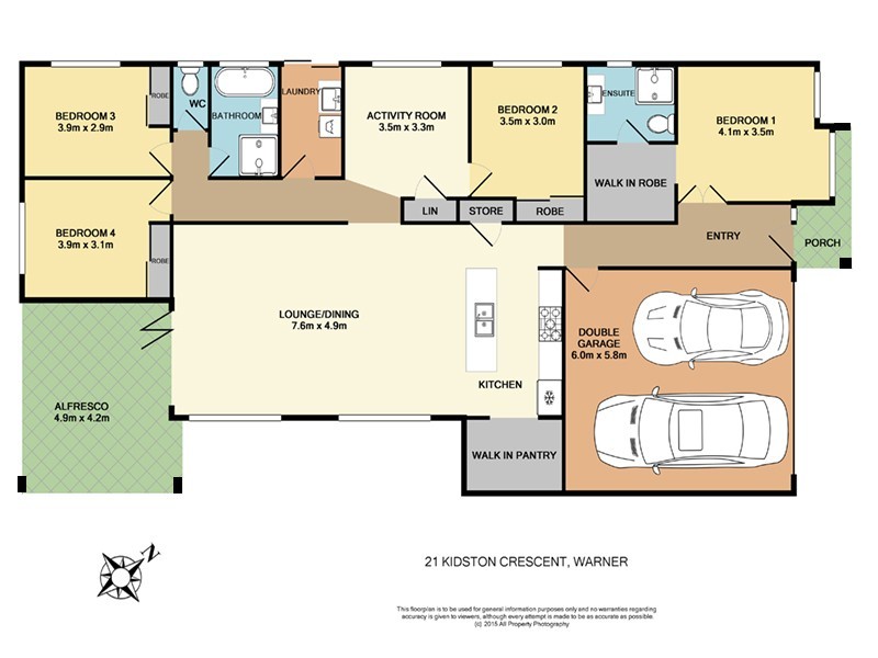 21 Kidston Crescent, Warner QLD 4500 Floorplan