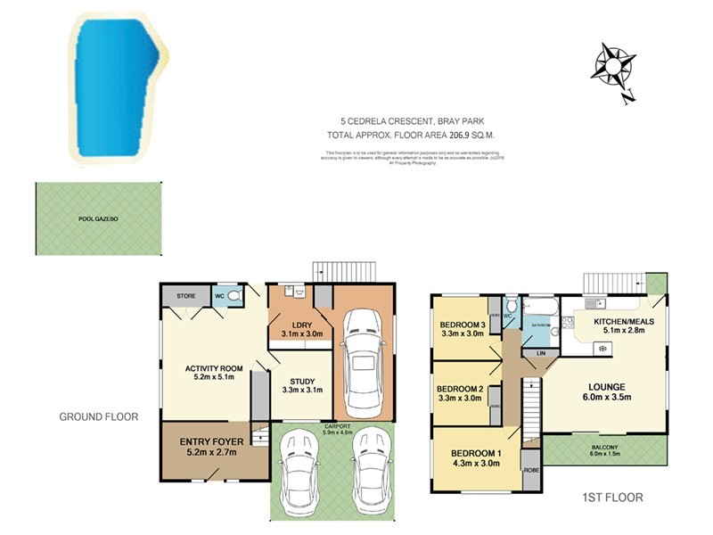 5 Cedrela Crescent, Bray Park QLD 4500 Floorplan