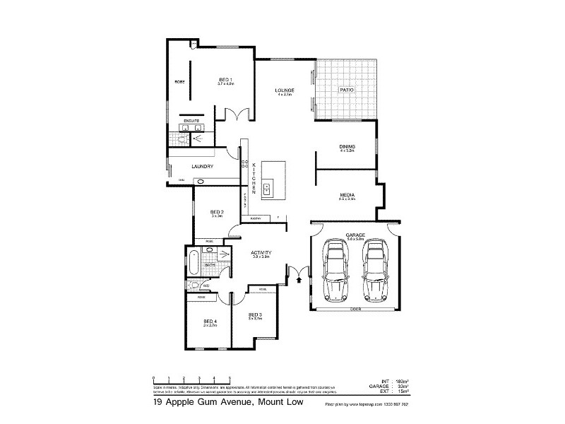 19 Apple Gum Avenue, Mount Low QLD 4818 Floorplan