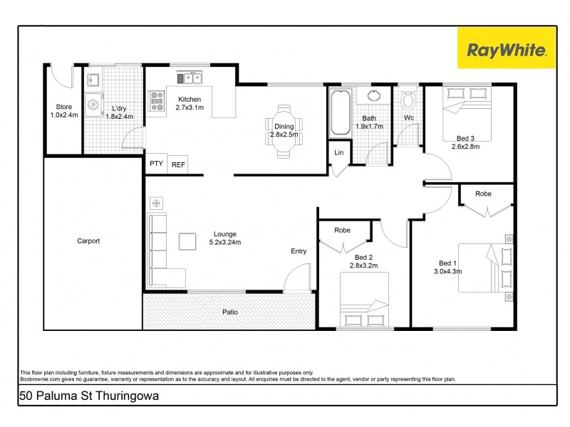 50 Paluma Street, Thuringowa Central QLD 4817 Floorplan