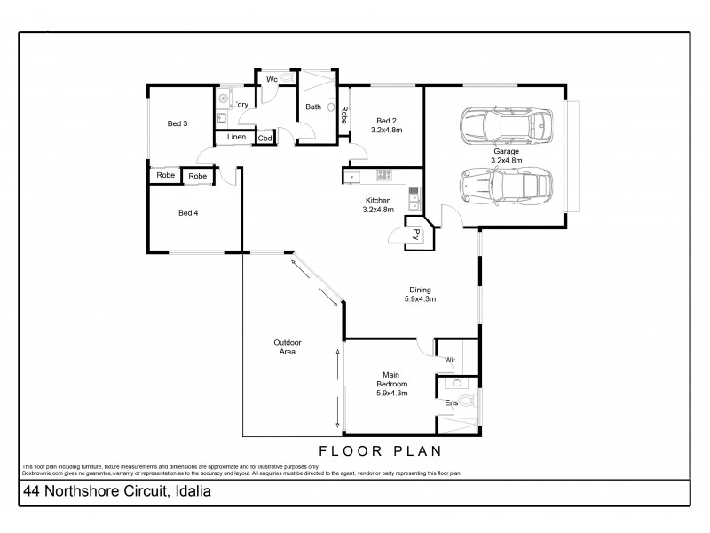 44 Northshore Circuit, Idalia QLD 4811 Floorplan