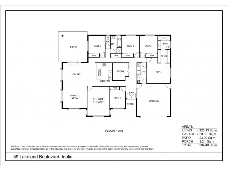 59 Lakeland Boulevard, Idalia QLD 4811 Floorplan