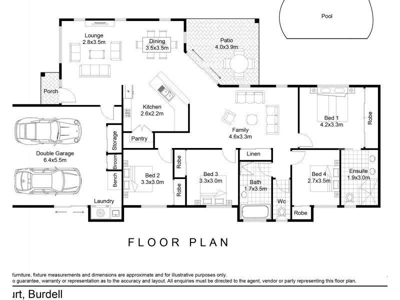 5 Eton Court, Burdell QLD 4818 Floorplan