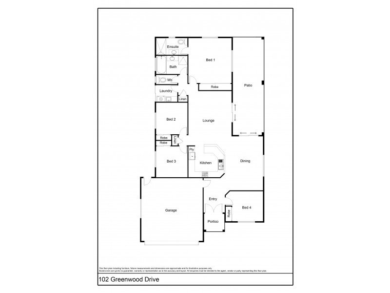 102 Greenwood Drive, Kirwan QLD 4817 Floorplan