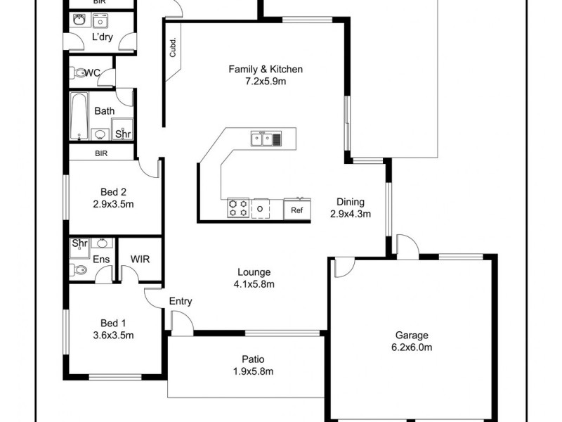 35 Whitsunday Drive, Kirwan QLD 4817 Floorplan
