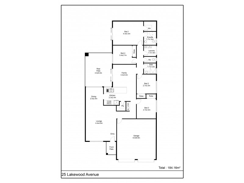 25 Lakewood Avenue, Kirwan QLD 4817 Floorplan