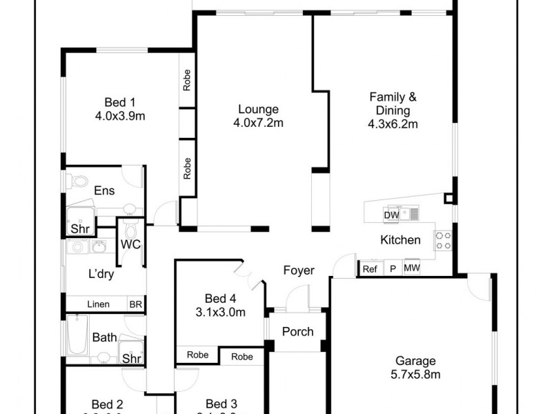 7 Angelus Place, Kirwan QLD 4817 Floorplan