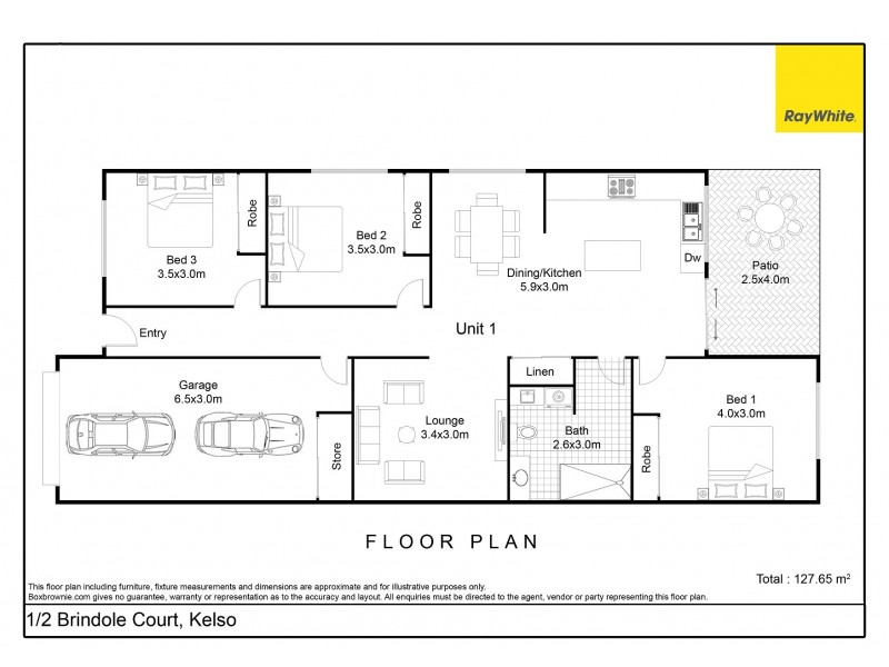 1/2 Brindole Court, Kelso QLD 4815 Floorplan