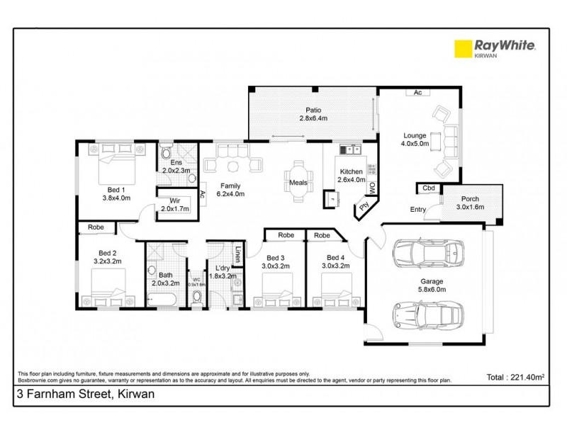 3 Farnham Court, Kirwan QLD 4817 Floorplan