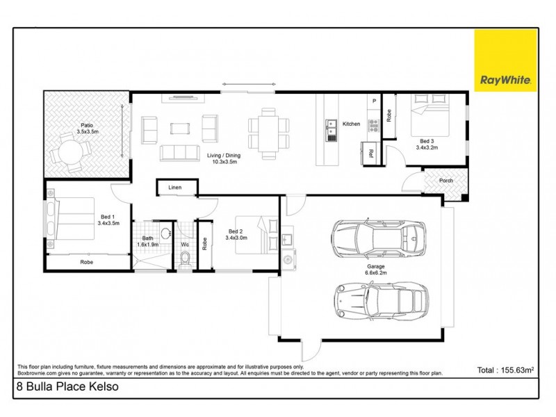 8 Bulla Place, Kelso QLD 4815 Floorplan