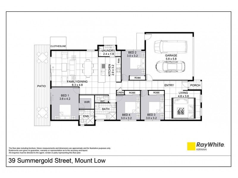 39 Summergold Street, Mount Low QLD 4818 Floorplan