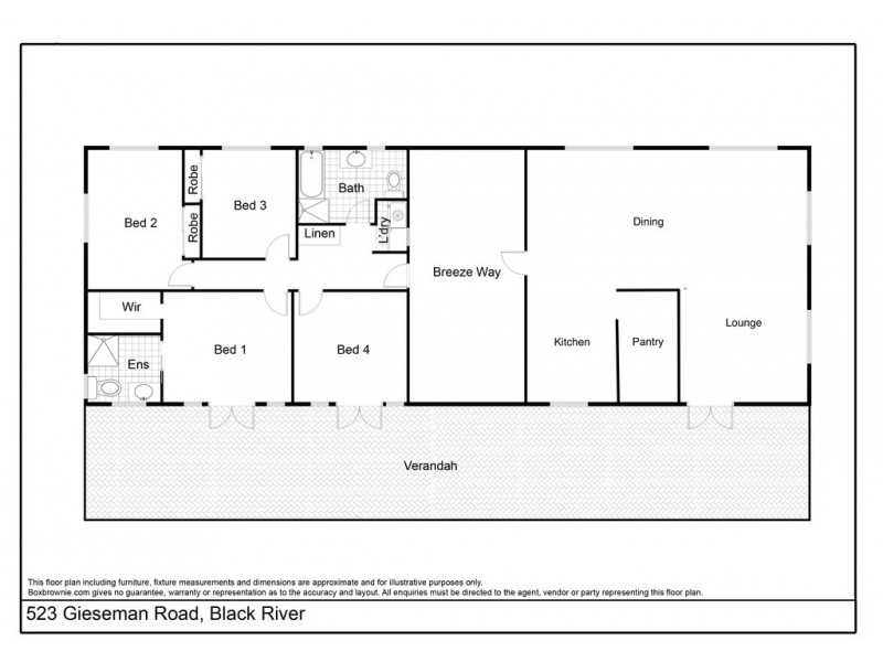 523 Gieseman Road, Black River QLD 4818 Floorplan