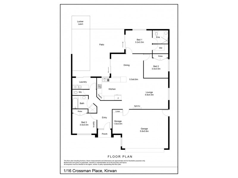 1/16 Crossman Place, Kirwan QLD 4817 Floorplan