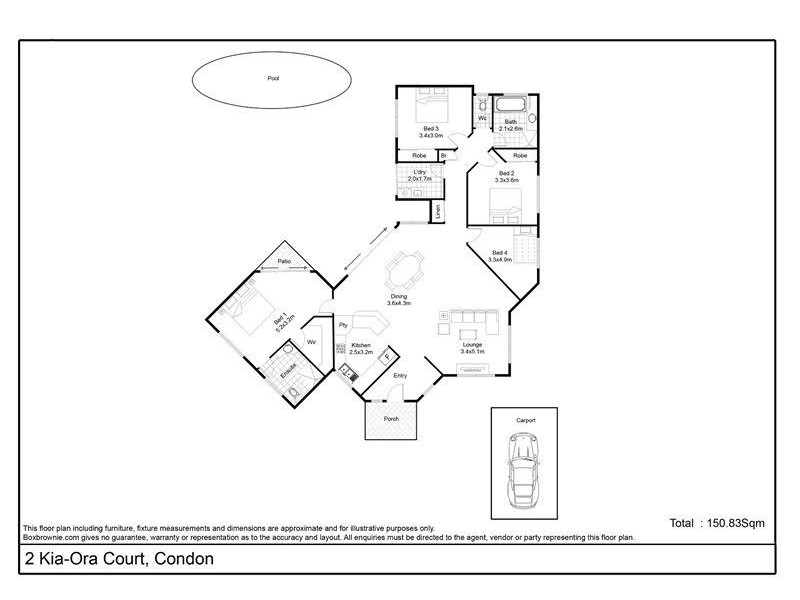 2 Kia Ora Court, Condon QLD 4815 Floorplan