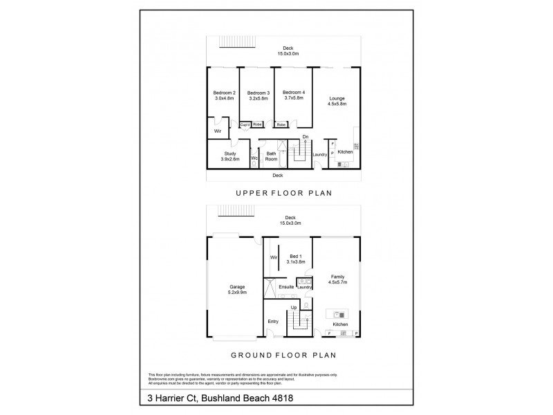 3 Harrier Court, Bushland Beach QLD 4818 Floorplan