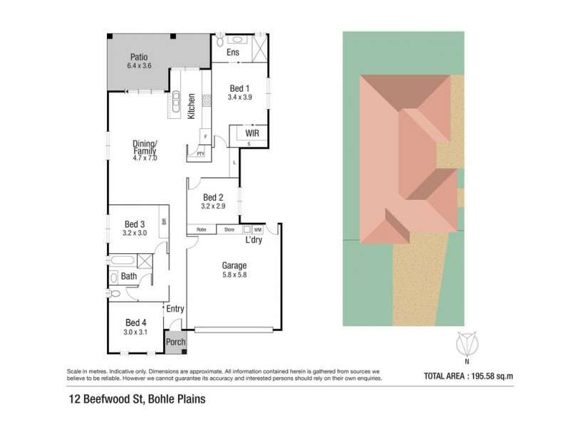 12 Beefwood Street, Bohle Plains QLD 4817 Floorplan