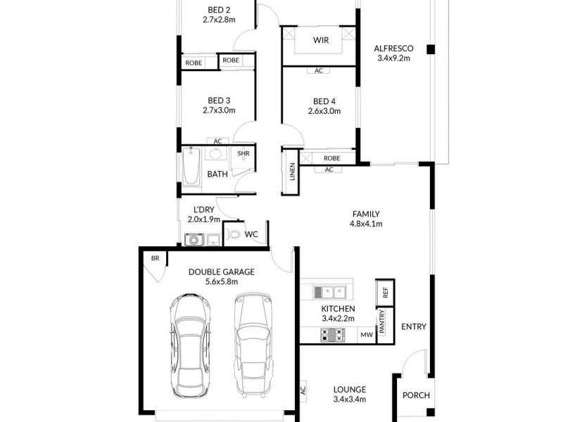 24 Heather Avenue, Rasmussen QLD 4815 Floorplan