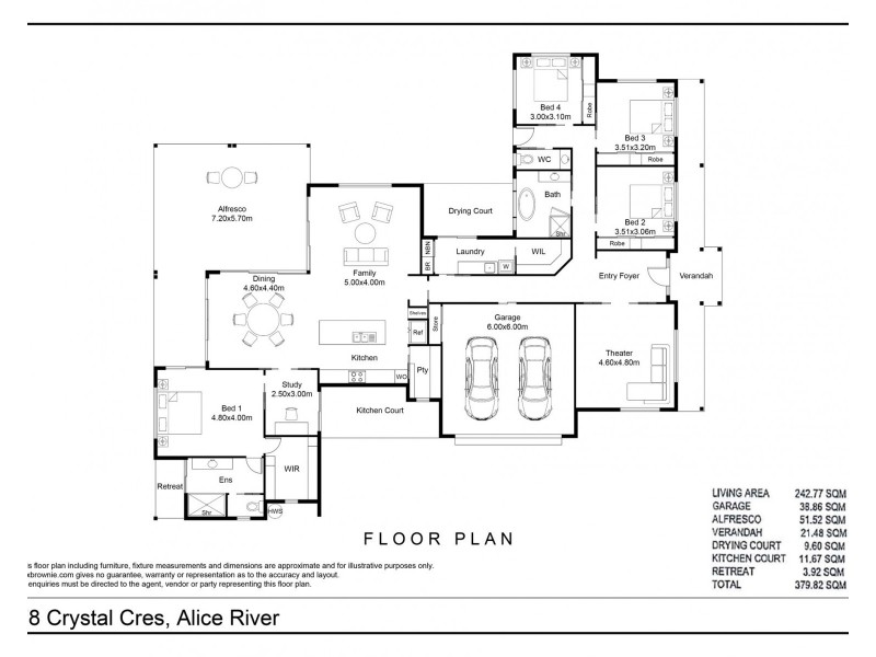 78 Crystal Crescent, Alice River QLD 4817 Floorplan