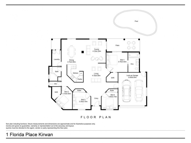 11 Florida Place, Kirwan QLD 4817 Floorplan