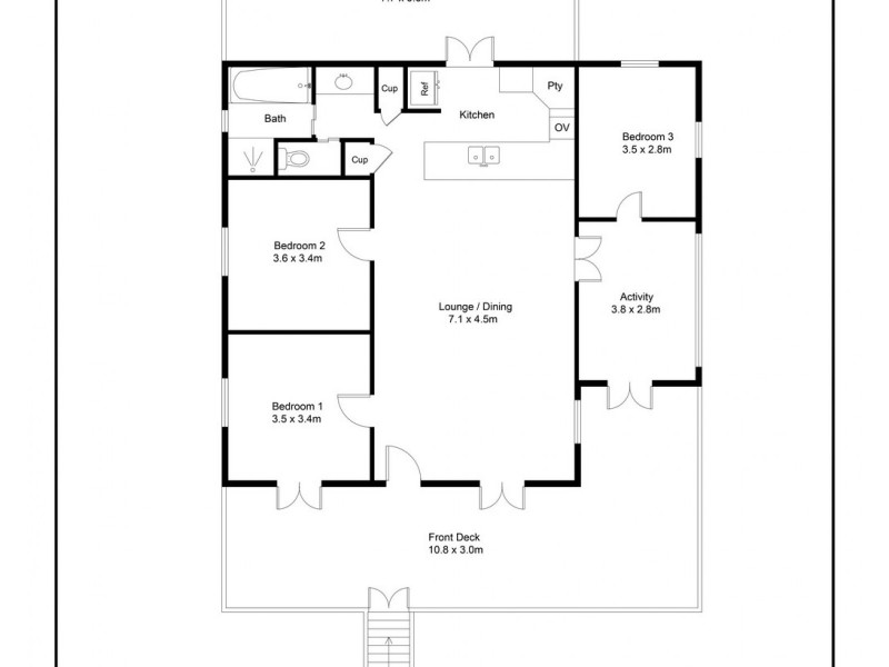 15 Clayton Street, Hermit Park QLD 4812 Floorplan