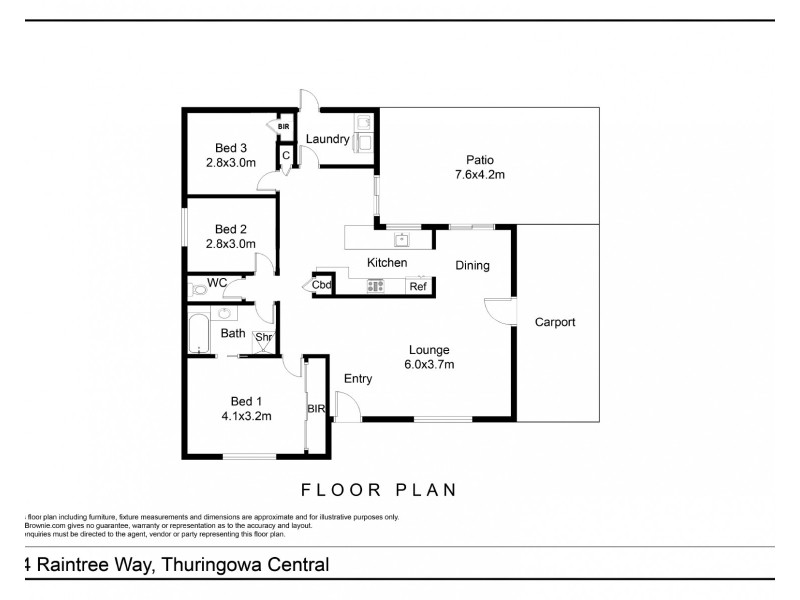 24 Raintree Way, Thuringowa Central QLD 4817 Floorplan