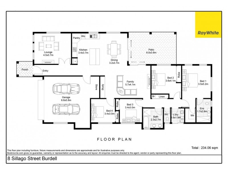 8 Sillago Street, Burdell QLD 4818 Floorplan