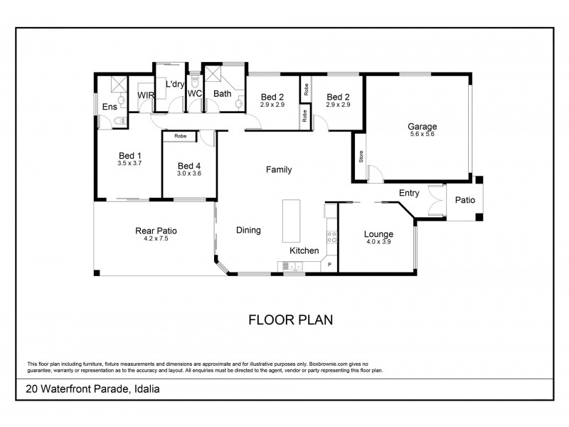 20 Waterfront Parade, Idalia QLD 4811 Floorplan