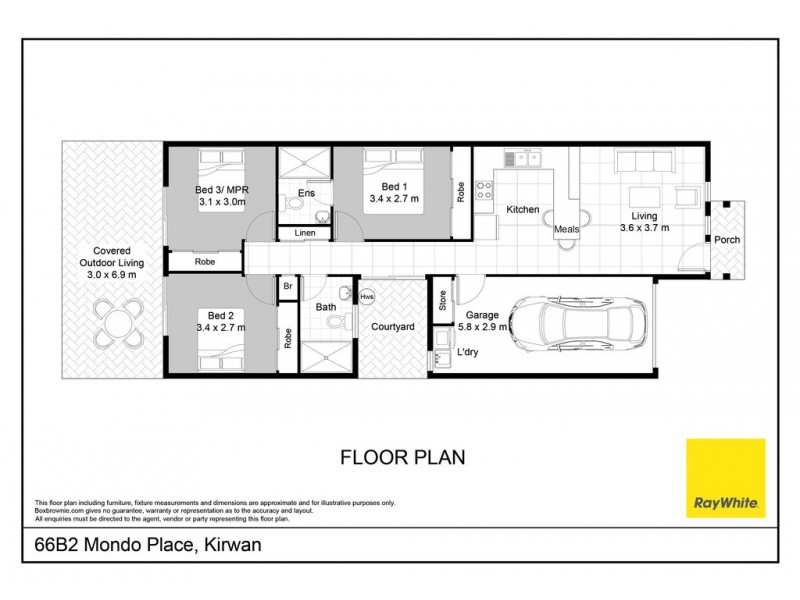 66b/2 Mondo Place, Kirwan QLD 4817 Floorplan