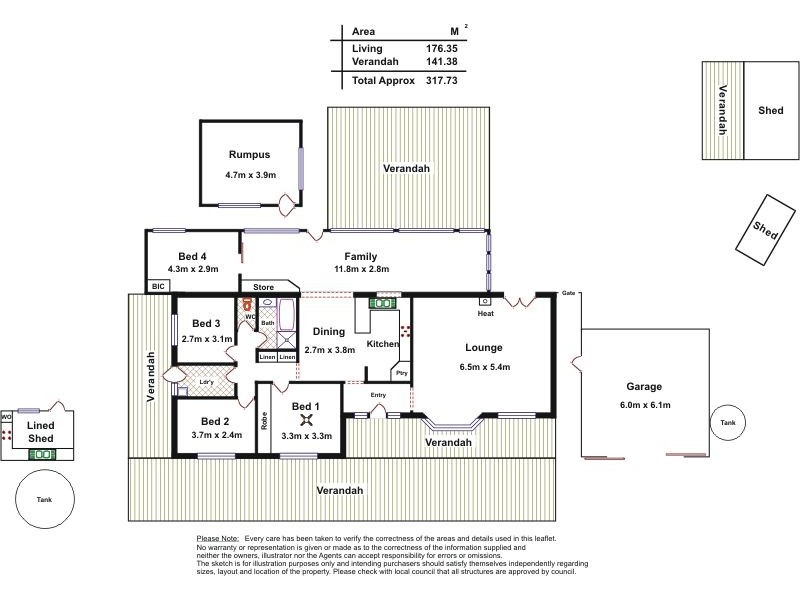 602 Uley Road, One Tree Hill SA 5114 Floorplan