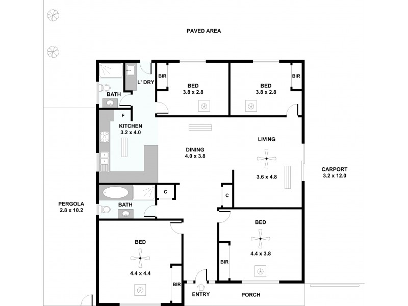 33 Fourth Ave, Woodville Gardens SA 5012 Floorplan