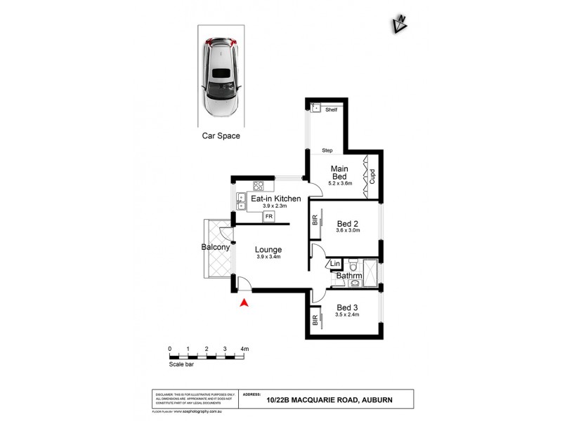 10/22B Macquarie Road, Auburn NSW 2144 Floorplan
