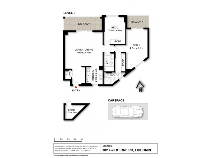 30/17-25 Kerrs Road, Lidcombe NSW 2141 Floorplan