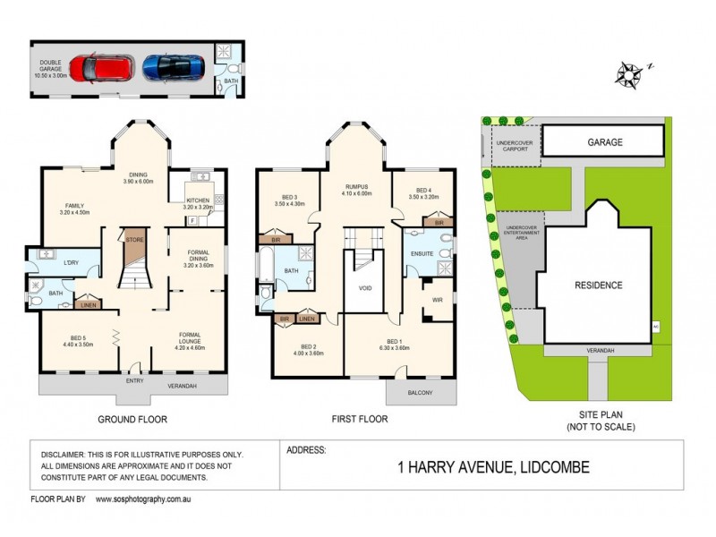 1 Harry Ave, Lidcombe NSW 2141 Floorplan