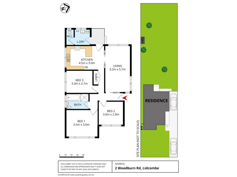 2 Woodburn Rd, Lidcombe NSW 2141 Floorplan
