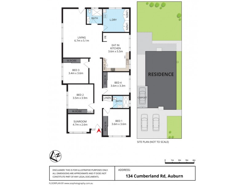 134 Cumberland Road, Auburn NSW 2144 Floorplan