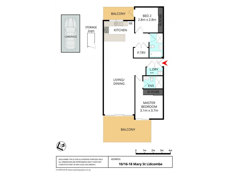 10/16-18 Mary Street, Lidcombe NSW 2141 Floorplan