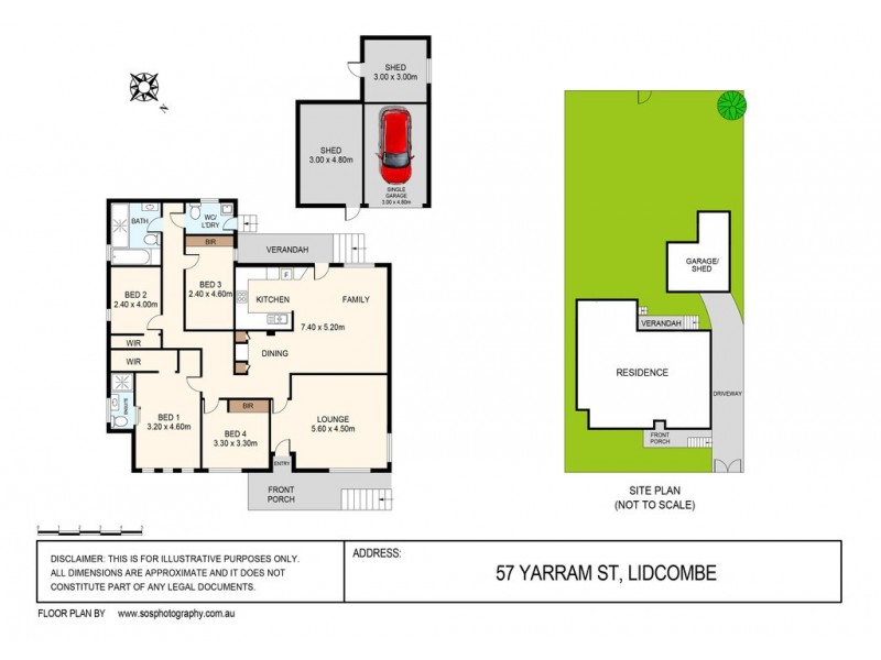 57 Yarram Street, Lidcombe NSW 2141 Floorplan