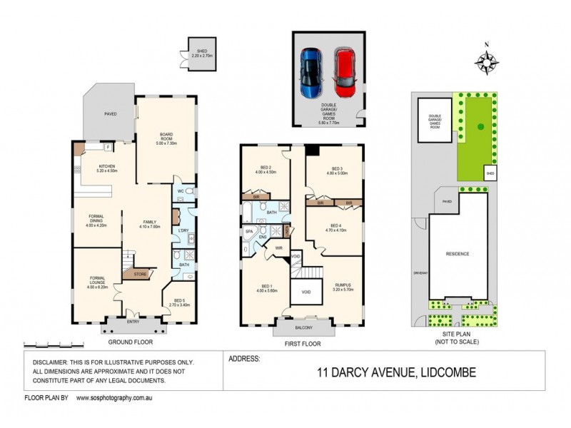 11 Darcy Ave, Lidcombe NSW 2141 Floorplan