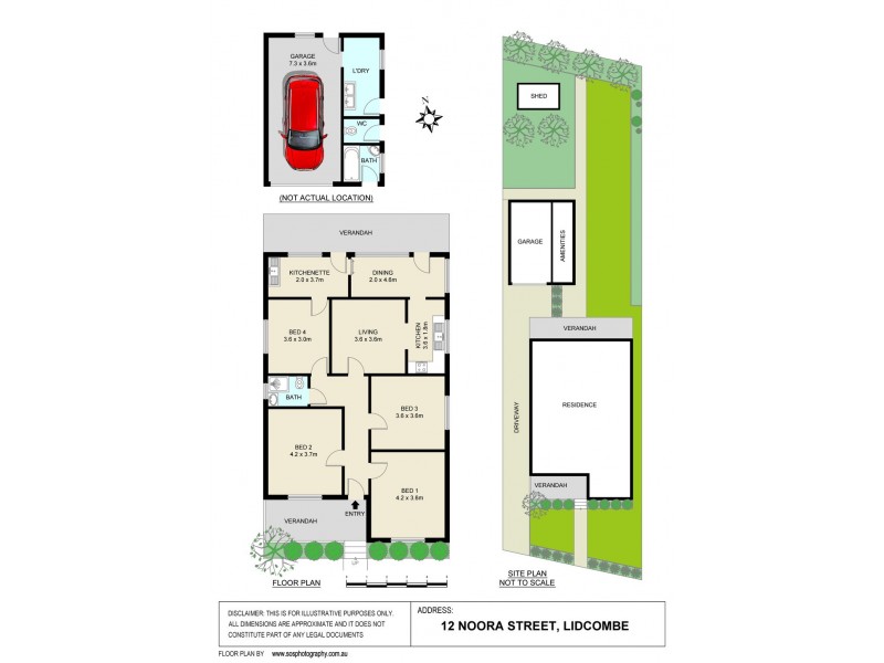 12 Noora Street, Lidcombe NSW 2141 Floorplan
