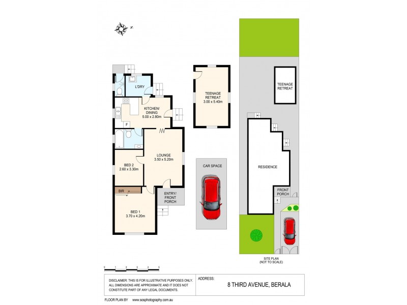 8 Third Avenue, Berala NSW 2141 Floorplan