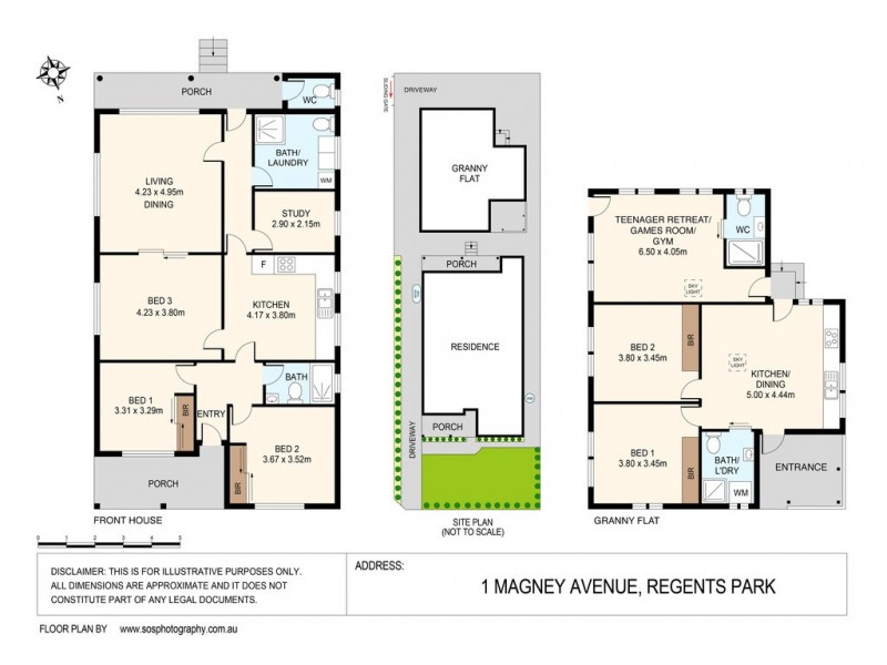 1 Magney Ave, Regents Park NSW 2143 Floorplan