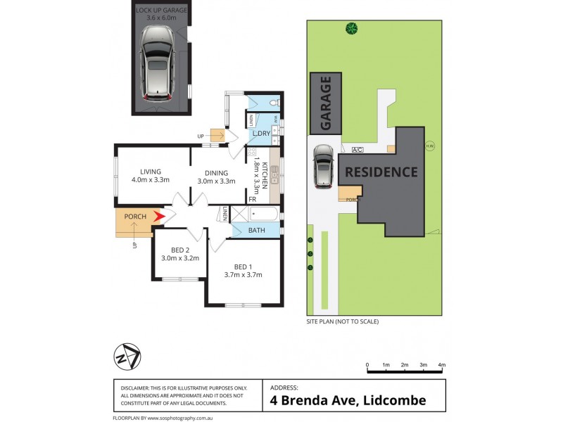 4 Brenda Ave, Lidcombe NSW 2141 Floorplan