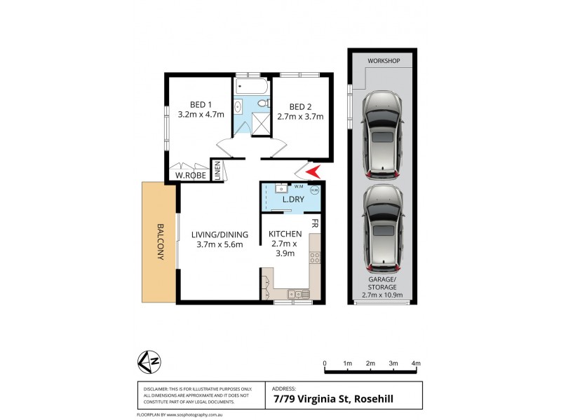7/79 Virginia Street, Rosehill NSW 2142 Floorplan