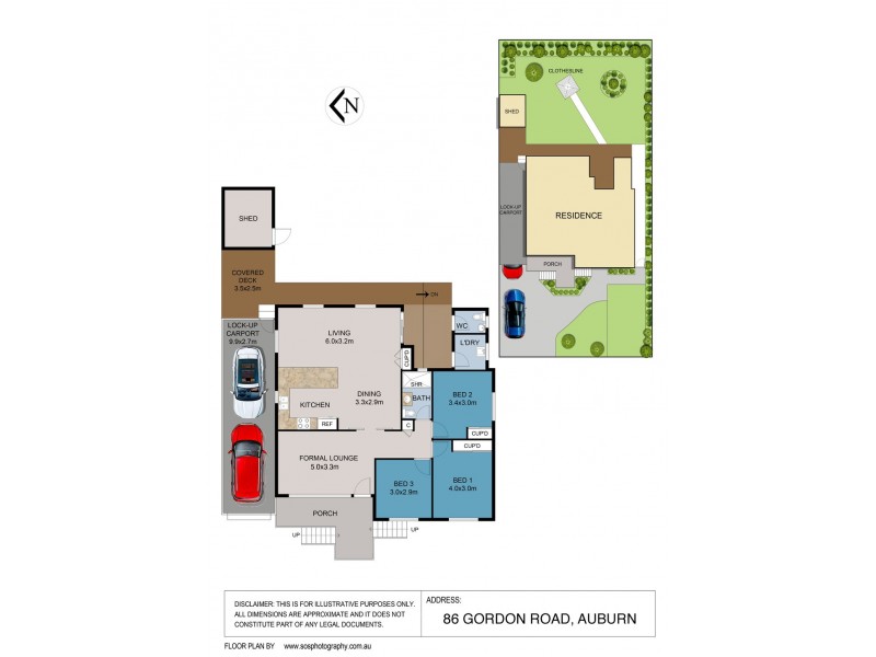 86 Gordon Road, Auburn NSW 2144 Floorplan
