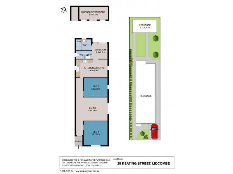 28 Keating Street, Lidcombe NSW 2141 Floorplan